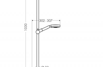 Raindance showerpipe Eco smart - Hansgrohe