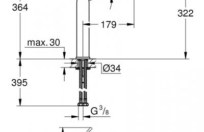 essence wastafelmengkraan XL - grohe